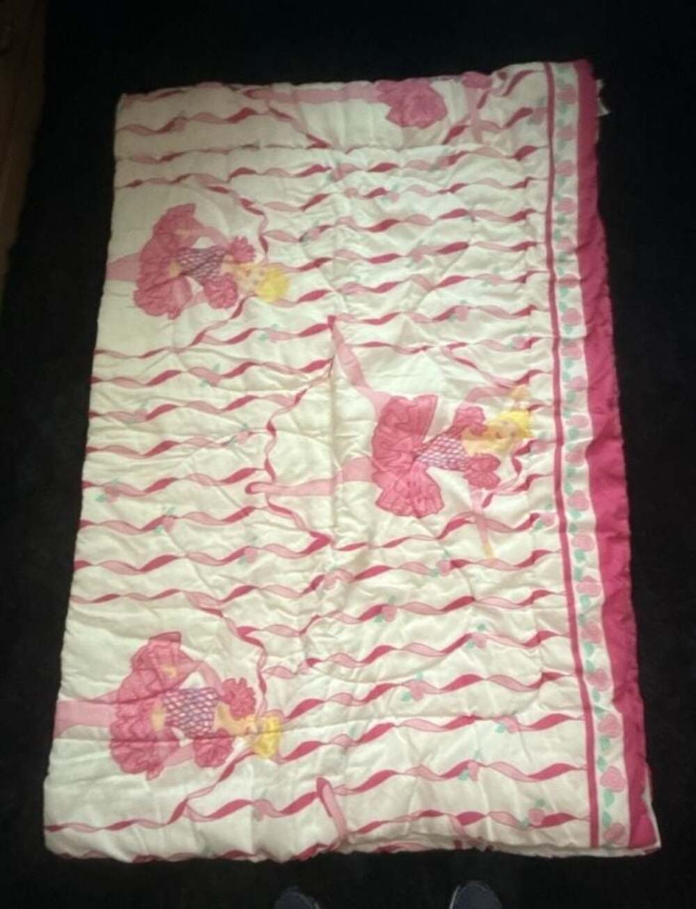 Vintage 1995 The Bibb Company Ballerina Barbie Twin Comforter